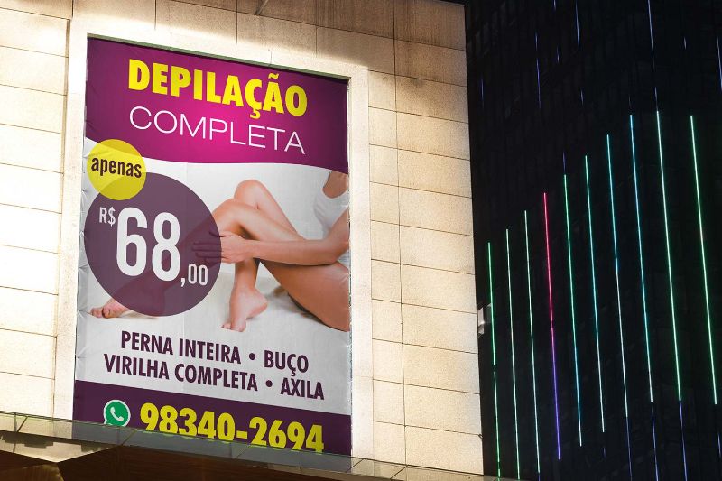 Banner salão de beleza