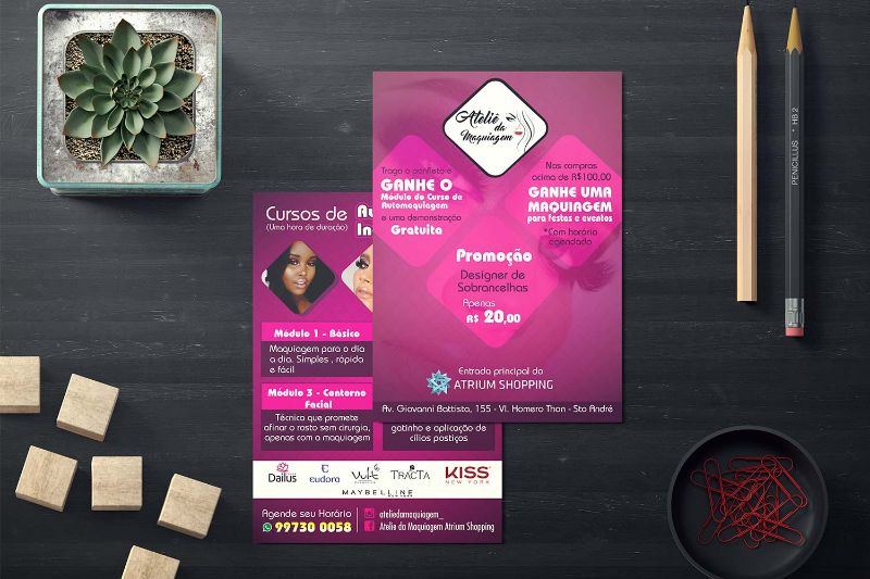 Flyer salão de beleza