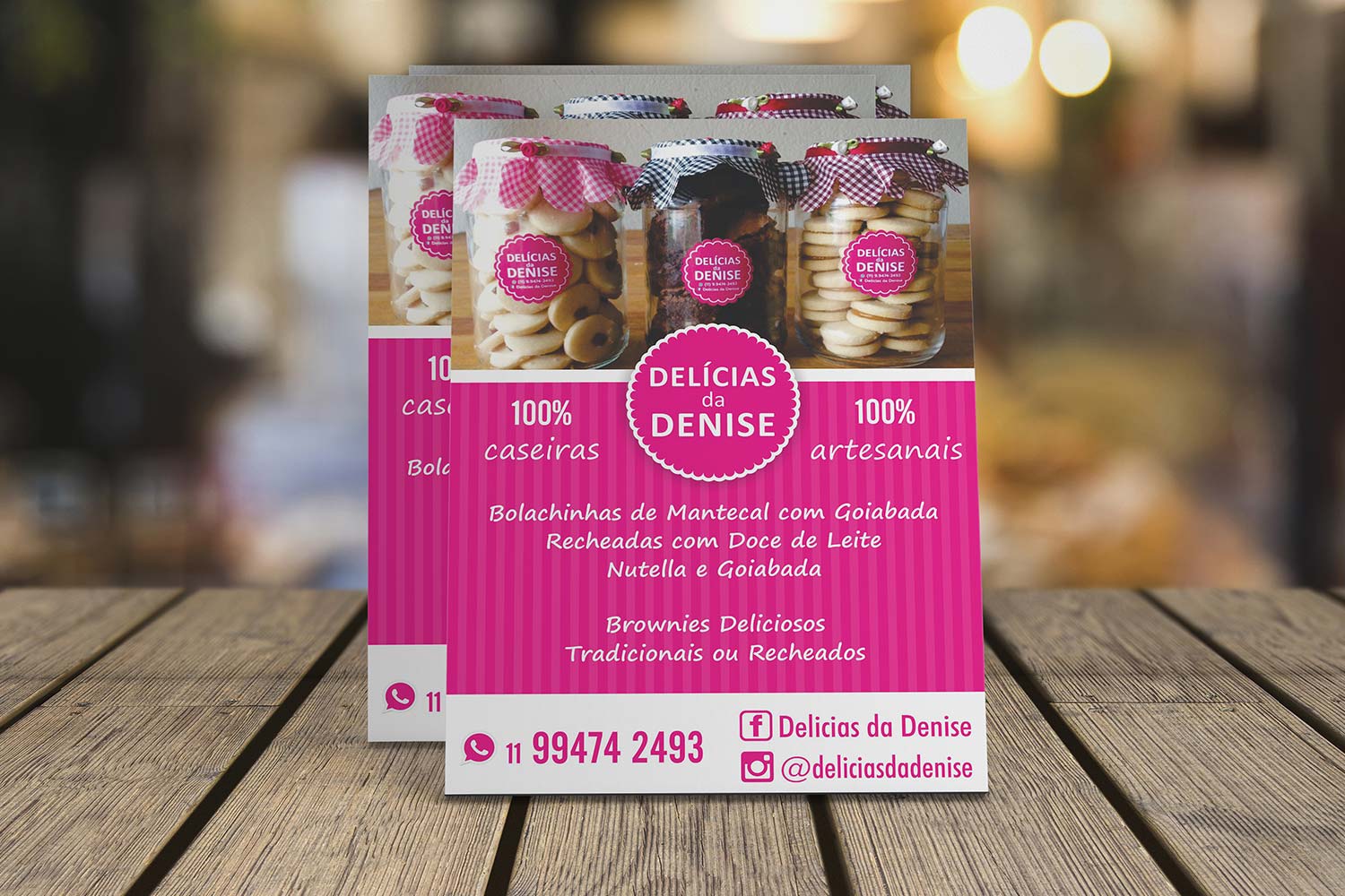 flyer doceria