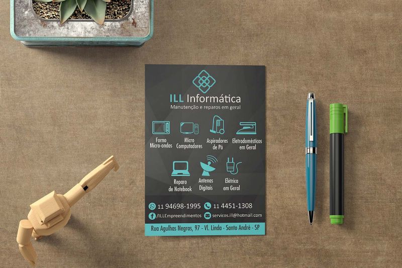 flyer informática