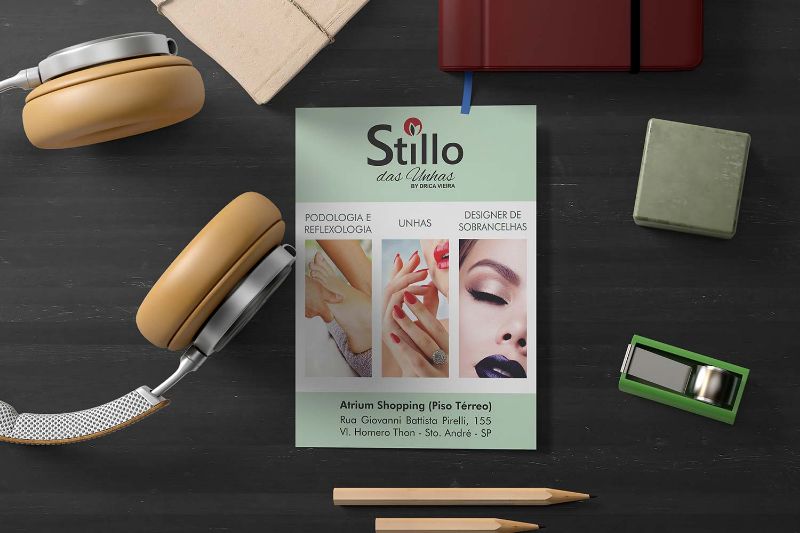 flyer salão de beleza
