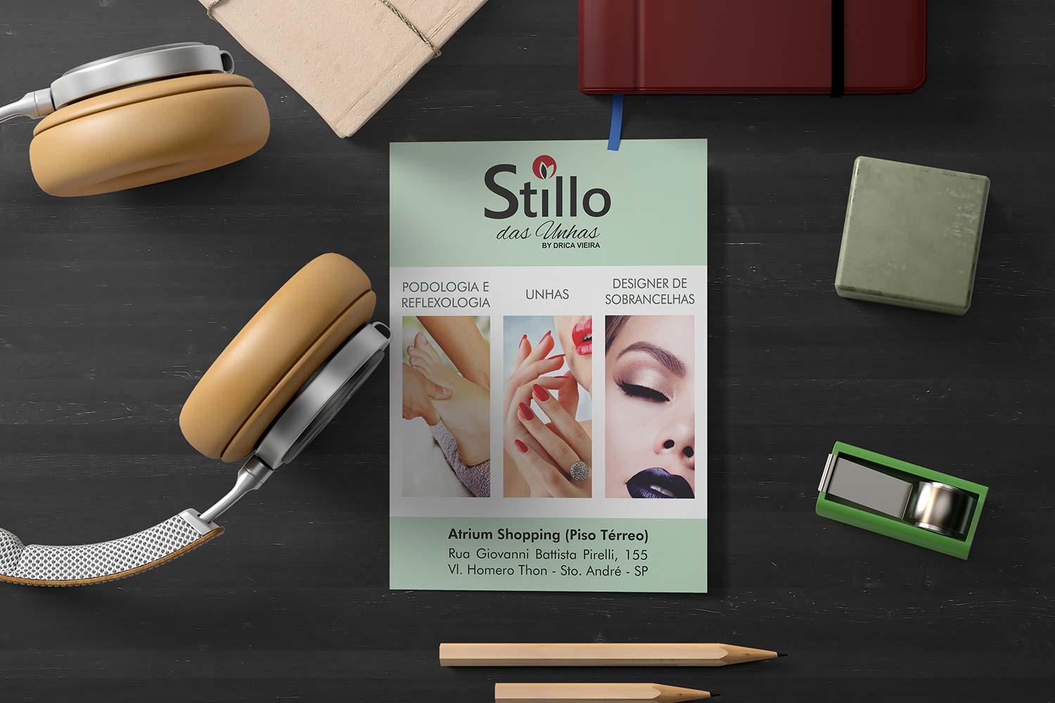 flyer salão de beleza