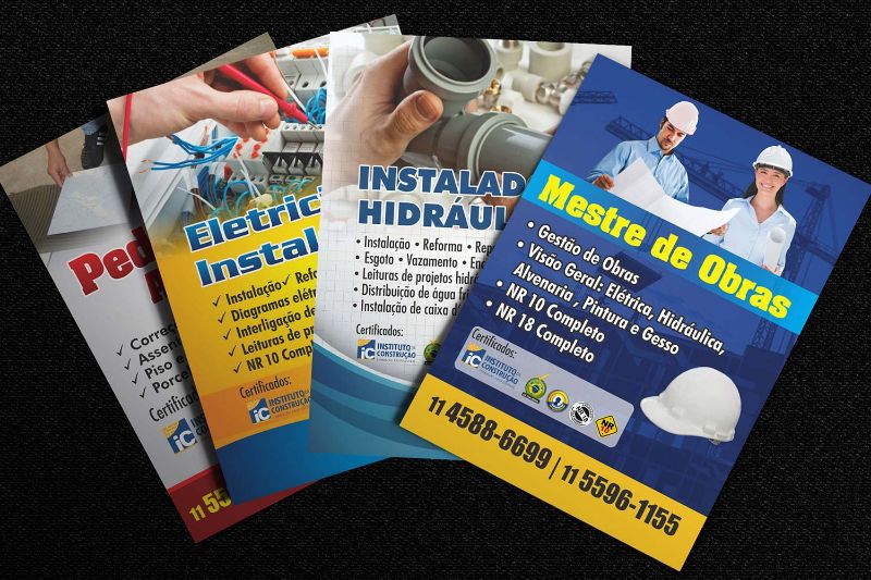 flyer cursos