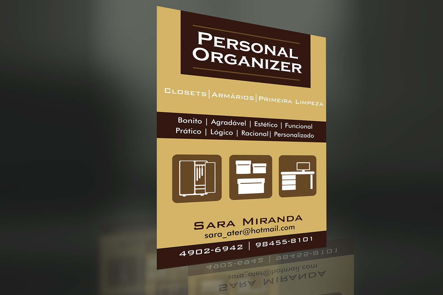 flyer personal organizer