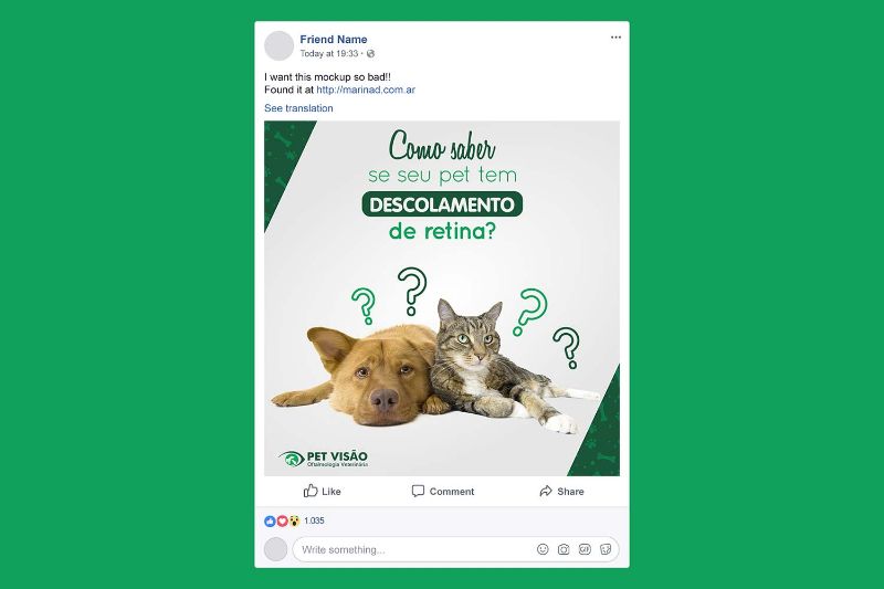 Post Pet Visão