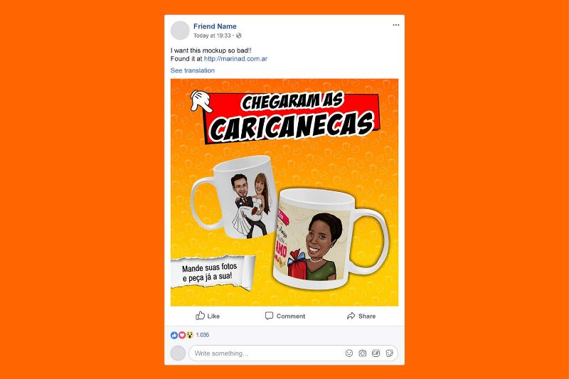 Post de canecas